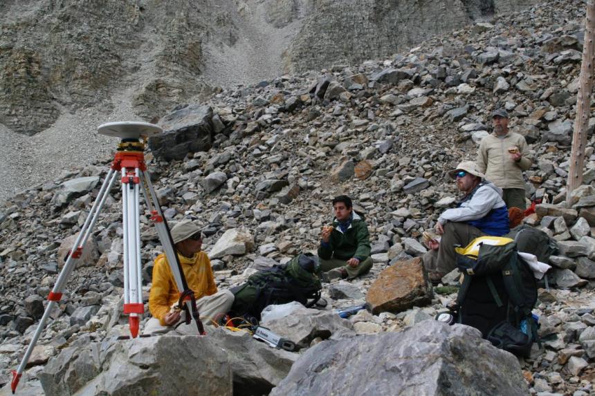 Base Station, Wheeler Peak Rock Glacier