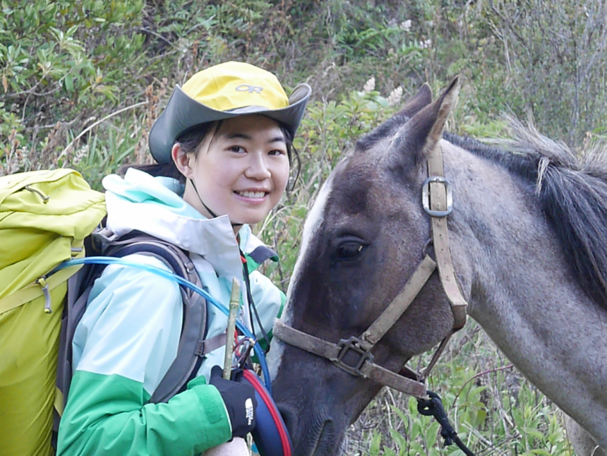 Jiaying and friend